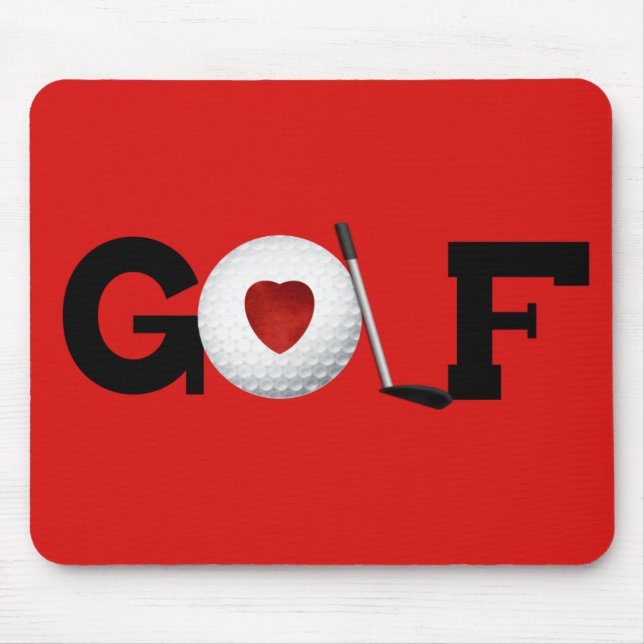 Golf Mousepad Musmatta (Framsidan)