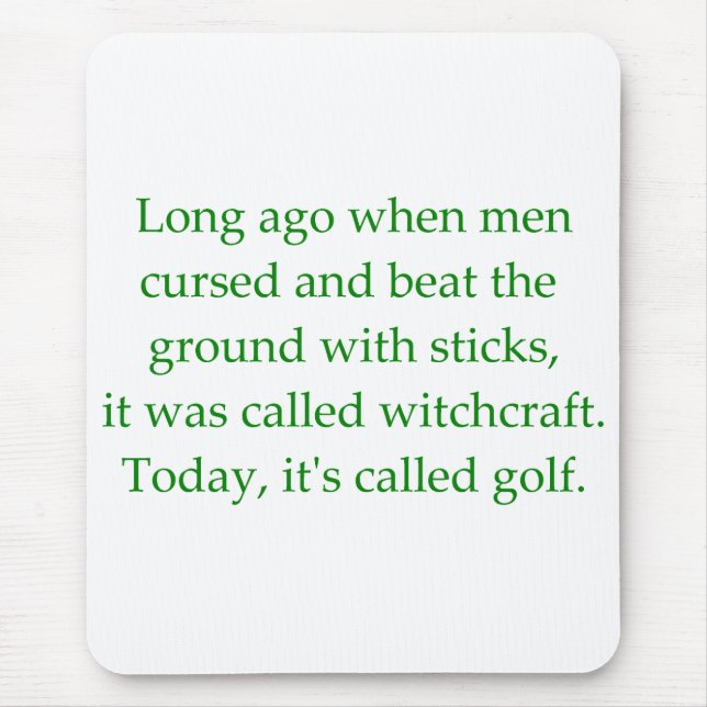 Golf Mousepad Musmatta (Framsidan)