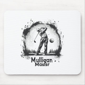 Golf Mulligan Master Graphic Tes För manar kvinnor Musmatta