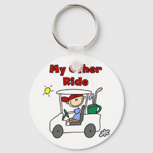 Golf My other Ride Nyckelring
