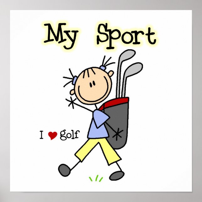 Golf My Sport Poster (Framsidan)