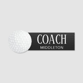 Golf Namnbricka