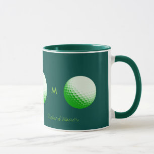golf namngiven mugg