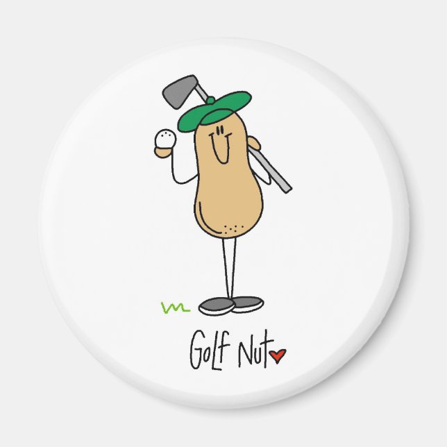 Golf Nöt Magnet (Framsidan)