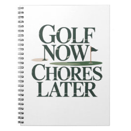 Golf Nu, Sysslor Sen Retro Golfhumor Anteckningsbok