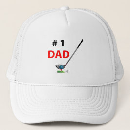 GOLF nummer ett Pappa, Coola Golf Keps