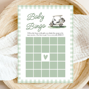 Golf Ny på klubben Baby Bingo Baby Shower-spel Inbjudningar
