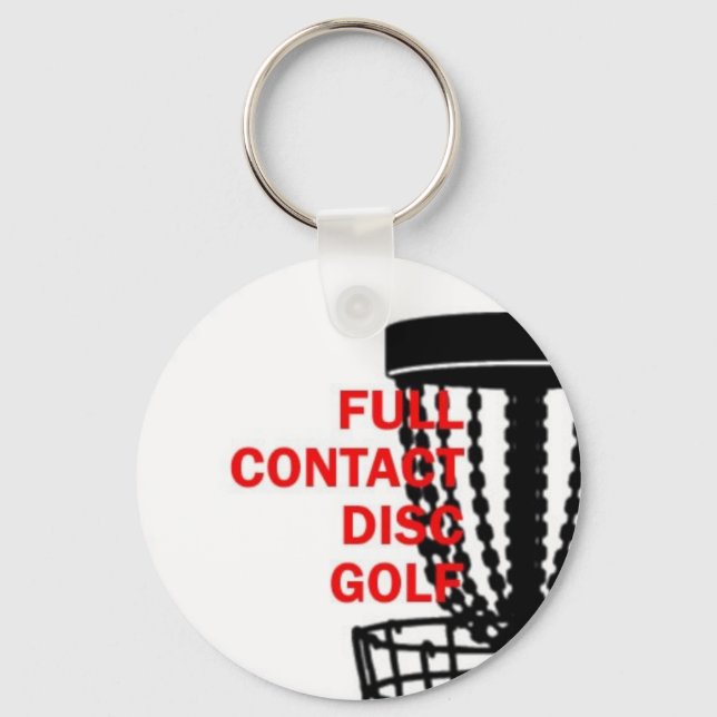 Golf-Nyckelring för Fullt Contact Disk Nyckelring (Framsida)