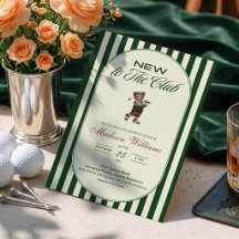 Golf "NYTT PÅ KLUben" BABY Shower