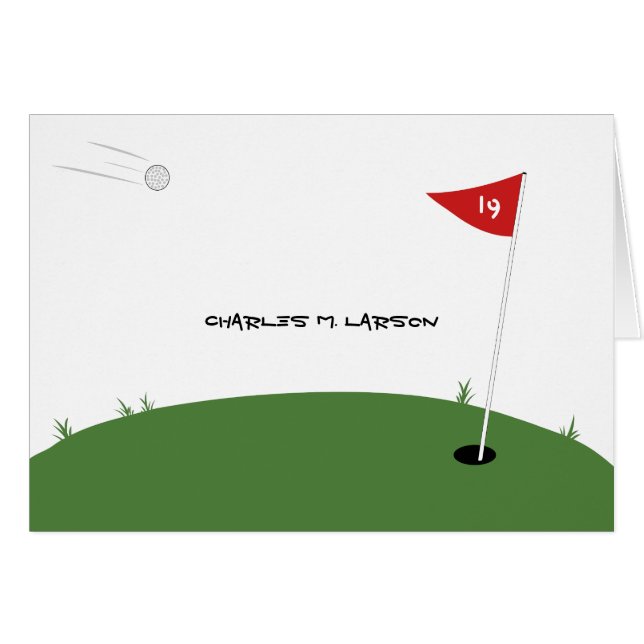 Golf OBS Kort (Framsidan Horizontal)