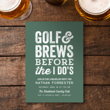 Golf och bröder innan jag är grönt-kandidat