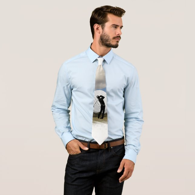 Golf och golfer slips (In Situ)