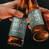 Golf och öl före jag görs gröna möhippa