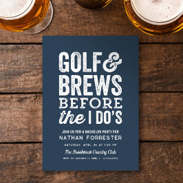 Golf och öl innan jag görs flottans svensexa inbjudningar