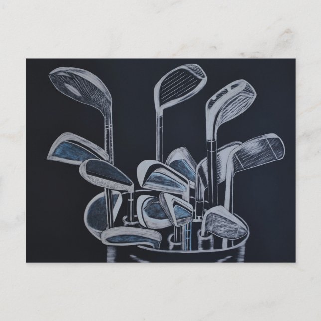 "Golf Outing Notice"-vykort Vykort (Framsida)