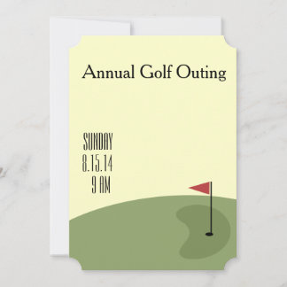 Golf Outing - på grönten Inbjudningar
