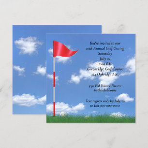Golf Outing Party-inbjudan Inbjudningar