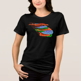 Golf på hyllsvampar t shirt
