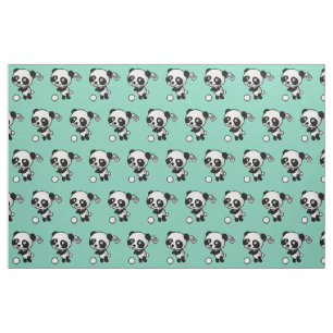 Golf Panda Fabric Tyg