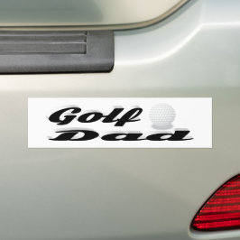 Golf Pappa Bumper Sticker Bildekal