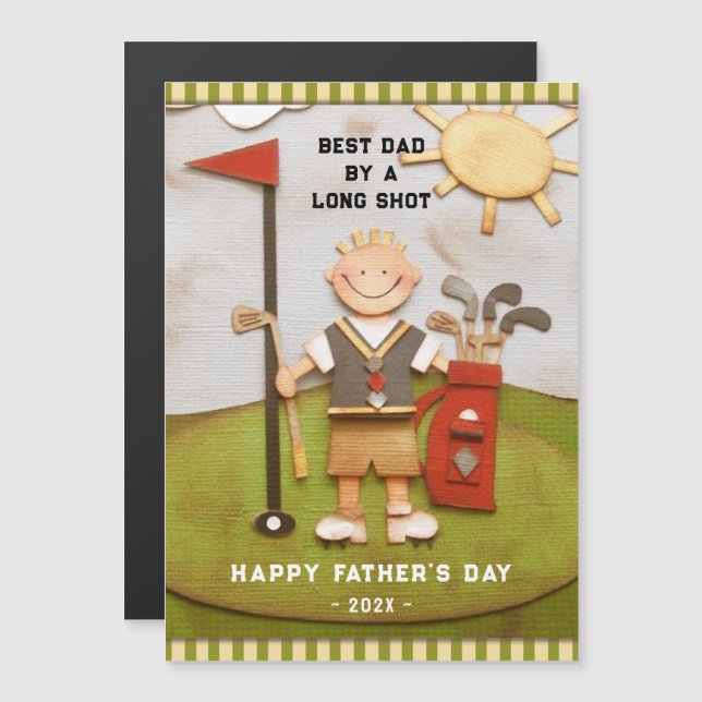 Golf Pappa Card (Fram/baksida)