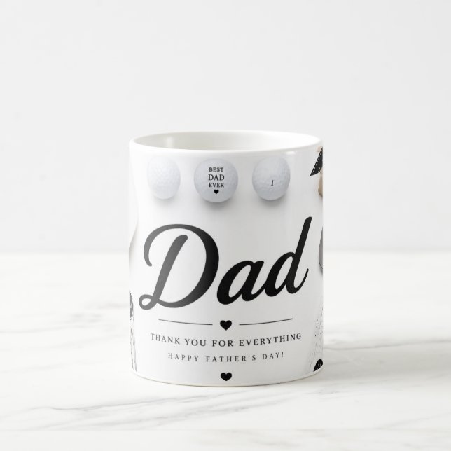 Golf Pappa Fars Dag  Kaffemugg (Center)