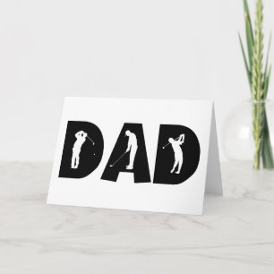 Golf Pappa Gift Kort