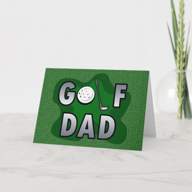Golf Pappa Kort (Framsida)