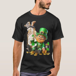 Golf Pappa på St. Patrick's Day med Beer T Shirt