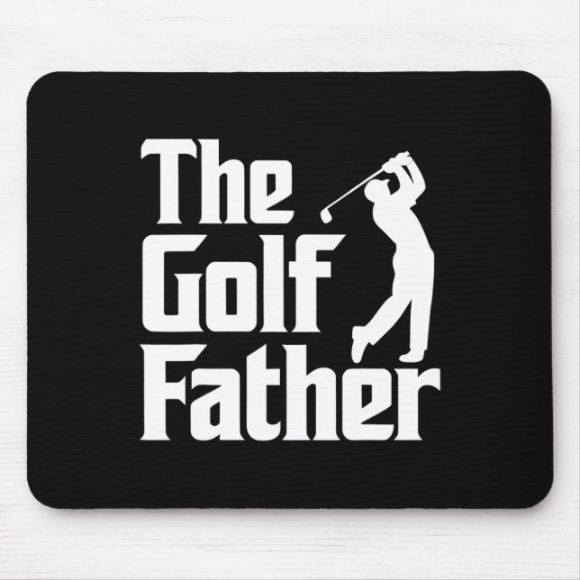 Golf Pappa Rolig Golfare Pappa Present För Fars Da Musmatta (Framsidan)