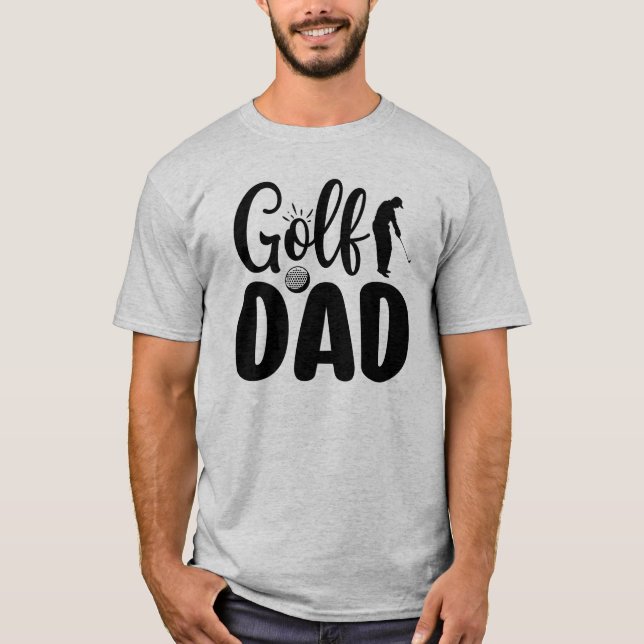 Golf Pappa T Shirt (Framsida)