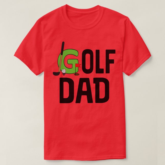 Golf Pappa T Shirt (Design framsida)