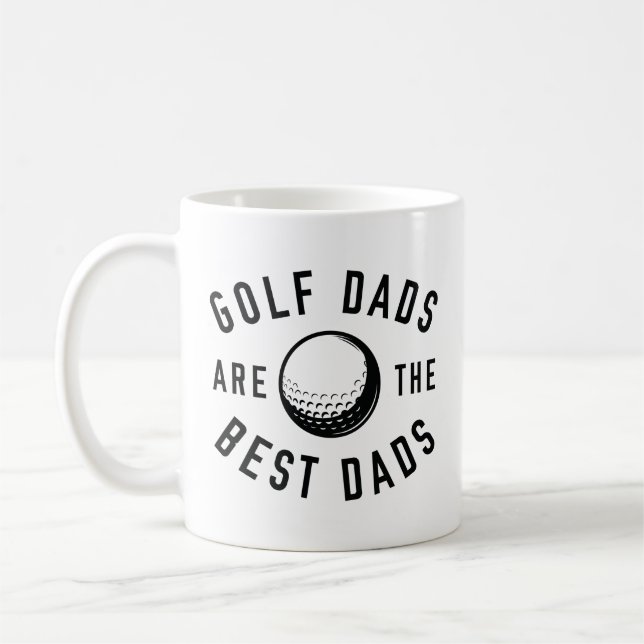 Golf Pappor är det bästa Papporna Kaffemugg (Vänster)