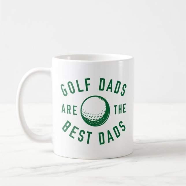 Golf Pappor är det bästa Papporna Kaffemugg (Vänster)