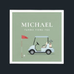 Golf Par Napkins Pappersservett<br><div class="desc">Golf Napkins</div>