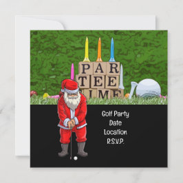 Golf Par T party Jultomten jultorg Spara Datumet