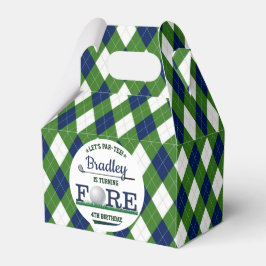 Golf PAR-TEE 4e födelsedagen Presentaskar