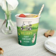 Golf Par-Tee Hål i en pojkfödelsedag