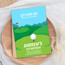 Golf Party Invitations Inbjudningar