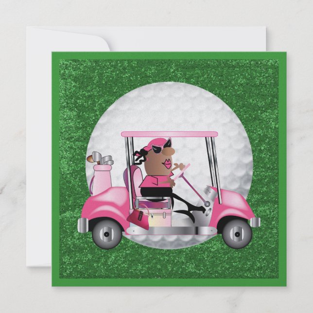 Golf Party - SRF Inbjudningar (Framsida)