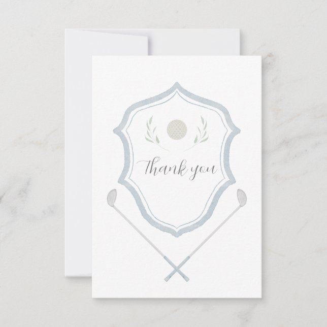 Golf party - tackkort tack kort (Framsida)