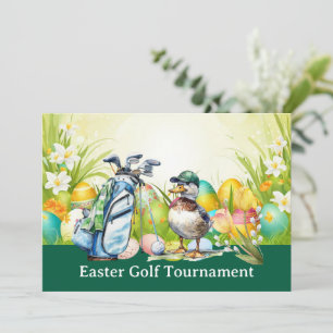 Golf påsk till golfare PARTY inbjudan