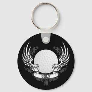 Golf påskyndar Keychain Nyckelring