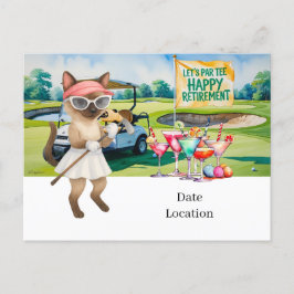 Golf Pension för inbjudan till Siamese Cat Lovers