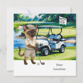 Golf Pension för inbjudan till Siamese Cat Lovers