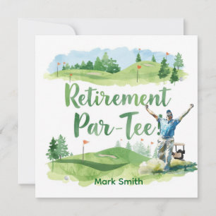 Golf pension golfer-inbjudan inbjudningar