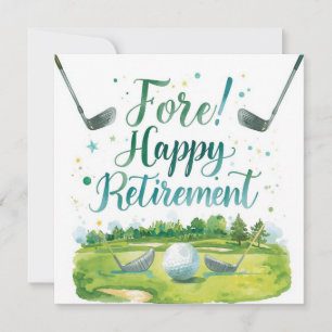 Golf Pension med boll på grönt Kort