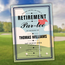 Golf Pension Partee Party