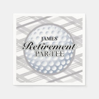 Golf Pension Party, Anpassningsbar Napkins