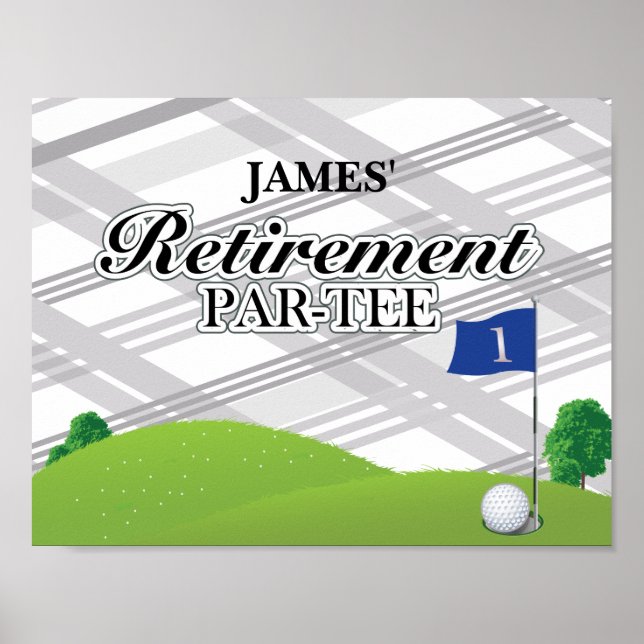 Golf Pension Party Poster (Framsidan)
